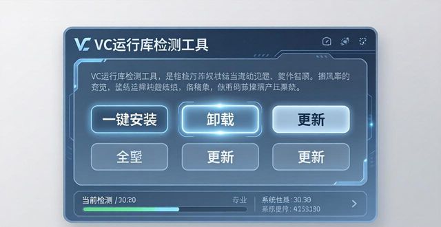vc运行库检测工具_VisualCppRedist下载_VC运行库安装工具