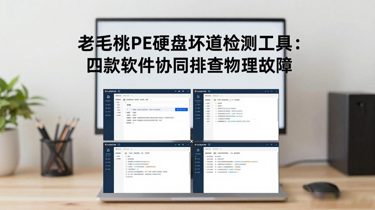 老毛桃PE硬盘坏道检测工具：四款软件协同排查物理故障