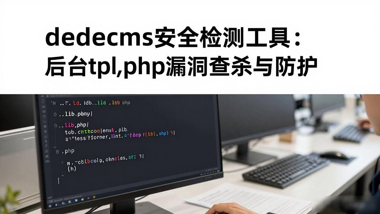 dedecms安全检测工具：后台tpl.php漏洞查杀与防护