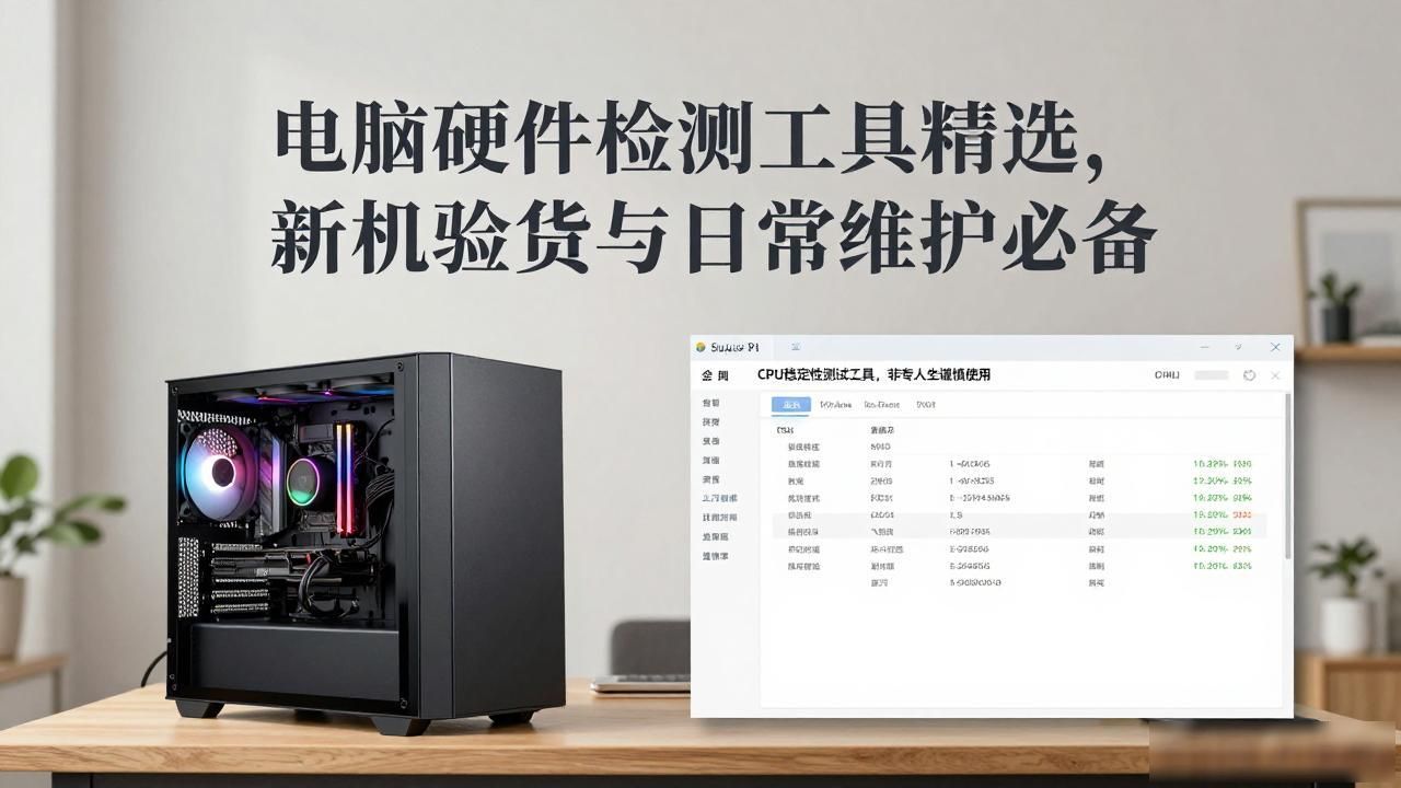 电脑硬件检测工具精选，新机验货与日常维护必备