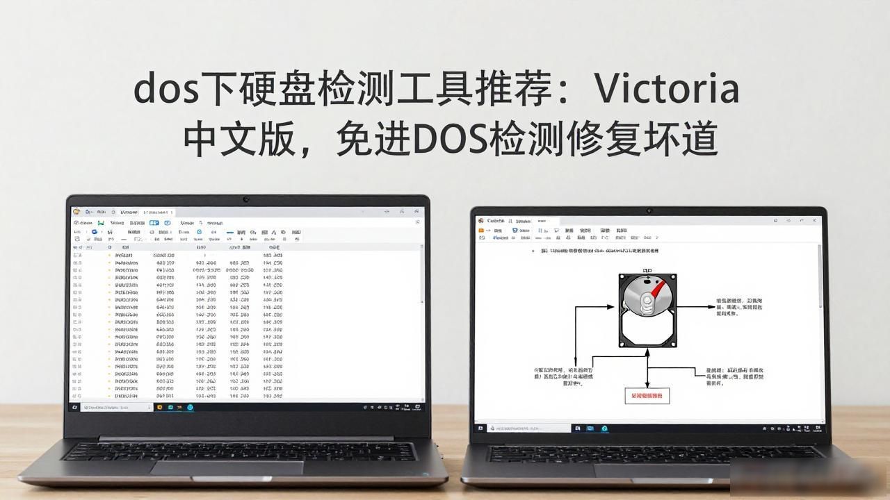 dos下硬盘检测工具推荐：Victoria中文版，免进DOS检测修复坏道