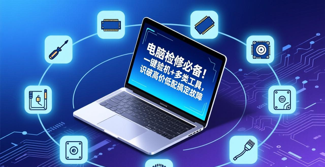 电脑检修必备！一键验机+多类工具，识破高价低配搞定故障