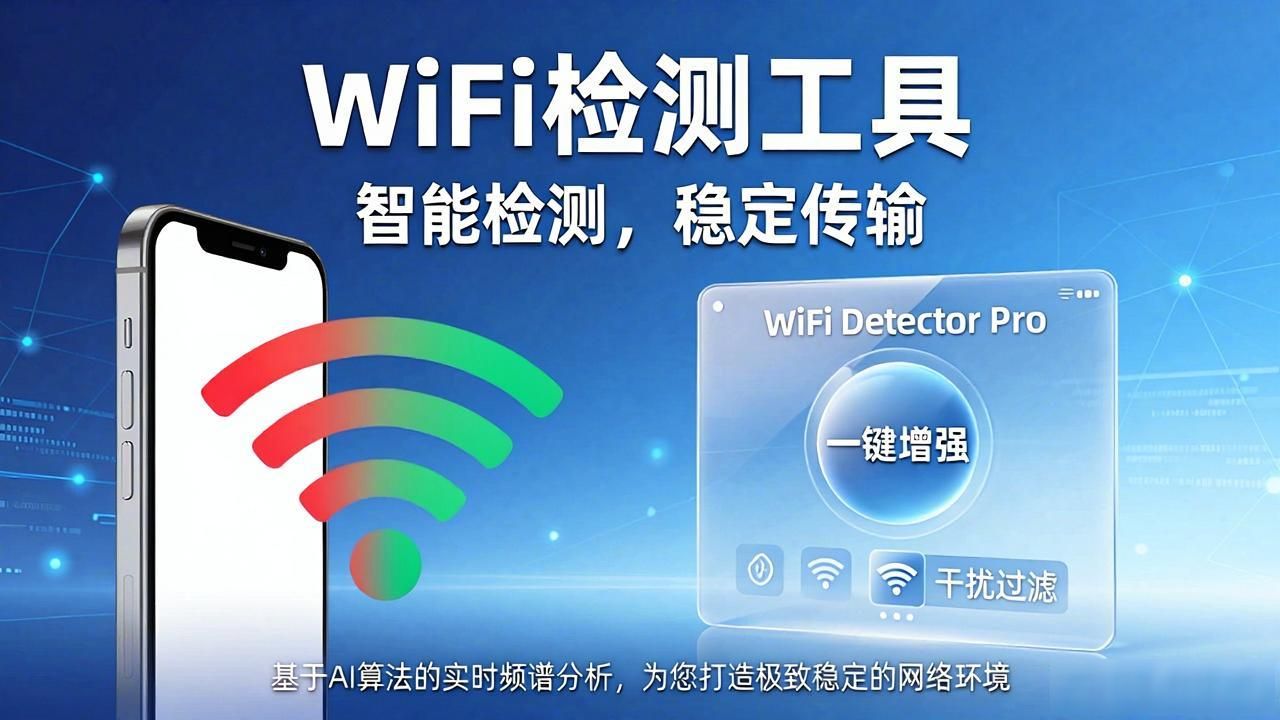 wifi检测工具｜信号差时断时续？一键增强网络稳定