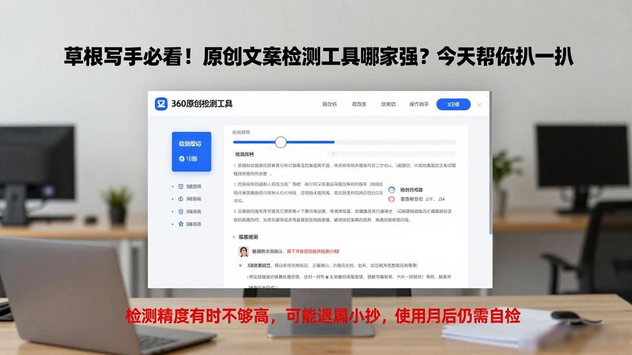 草根写手必看！原创文章检测工具哪家强？今天帮你扒一扒