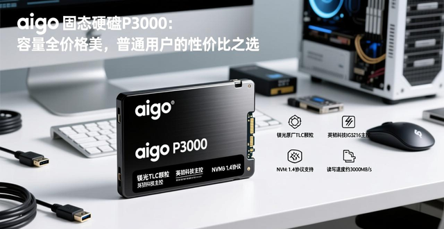 aigo固态硬盘P3000：容量全价格美，普通用户的性价比之选