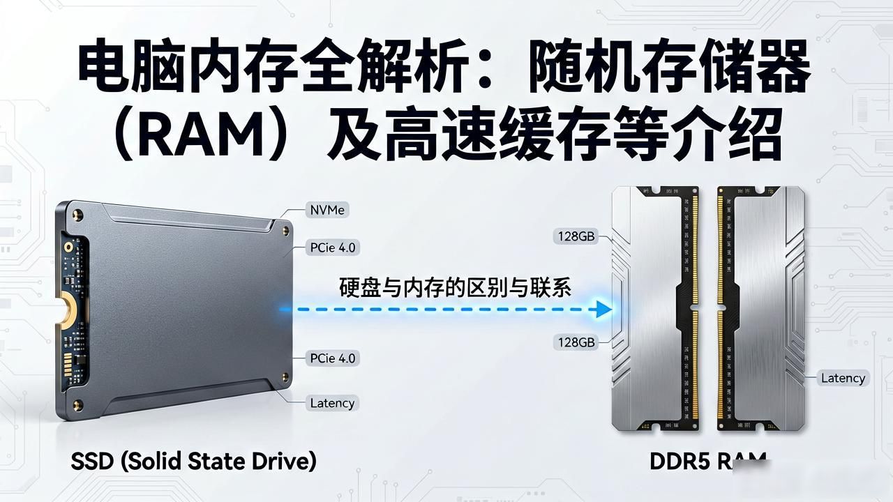 电脑内存全解析：随机存储器（RAM）及高速缓存等介绍