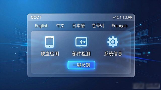 电脑硬件检测工具集合，硬盘、部件、系统信息一键测