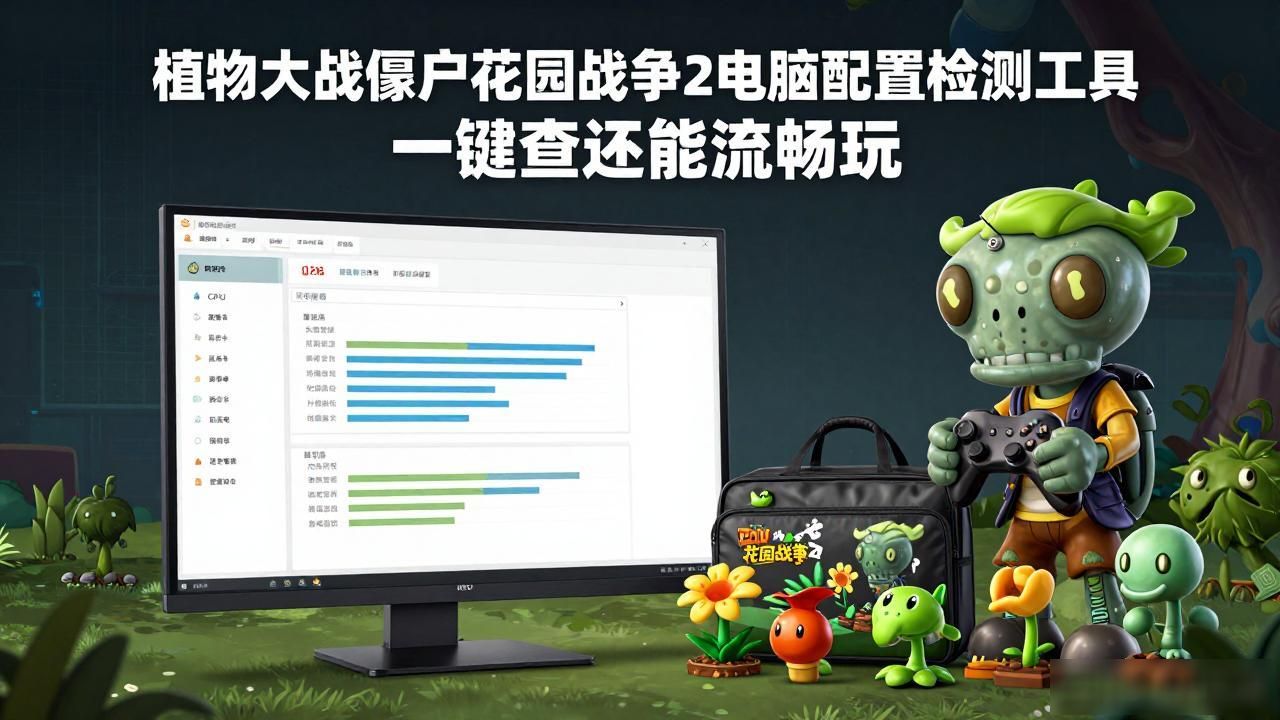 植物大战僵尸花园战争pc配置检测工具_植物大战僵尸花园战争2中文版豪华版游戏特色_植物大战僵尸花园战争2中文版豪华版下载