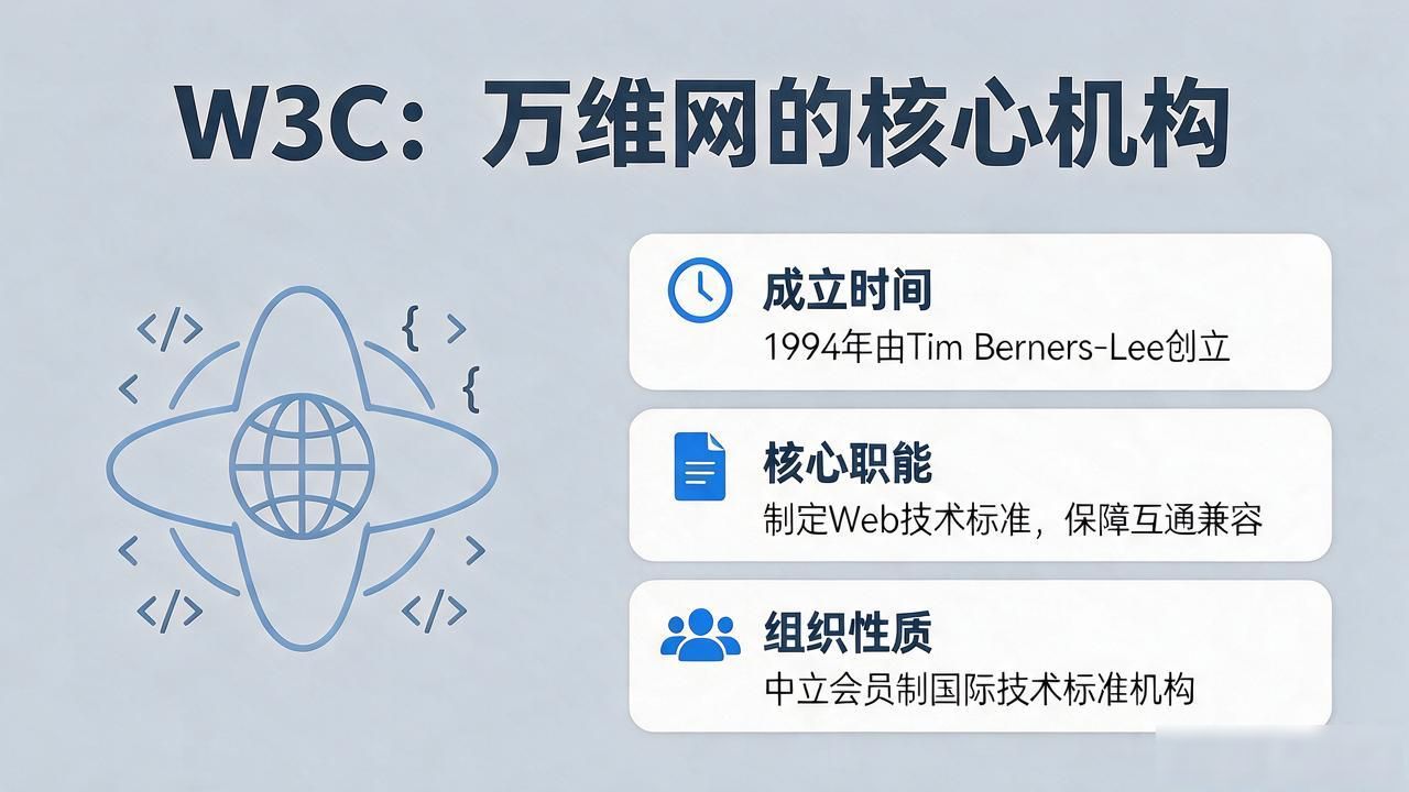 W3C简介：万维网的发展历程及创建目的，还有标准化web