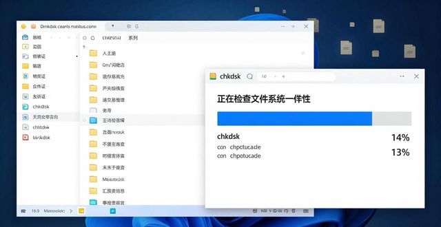 win7磁盘检测工具chkdsk使用教程
