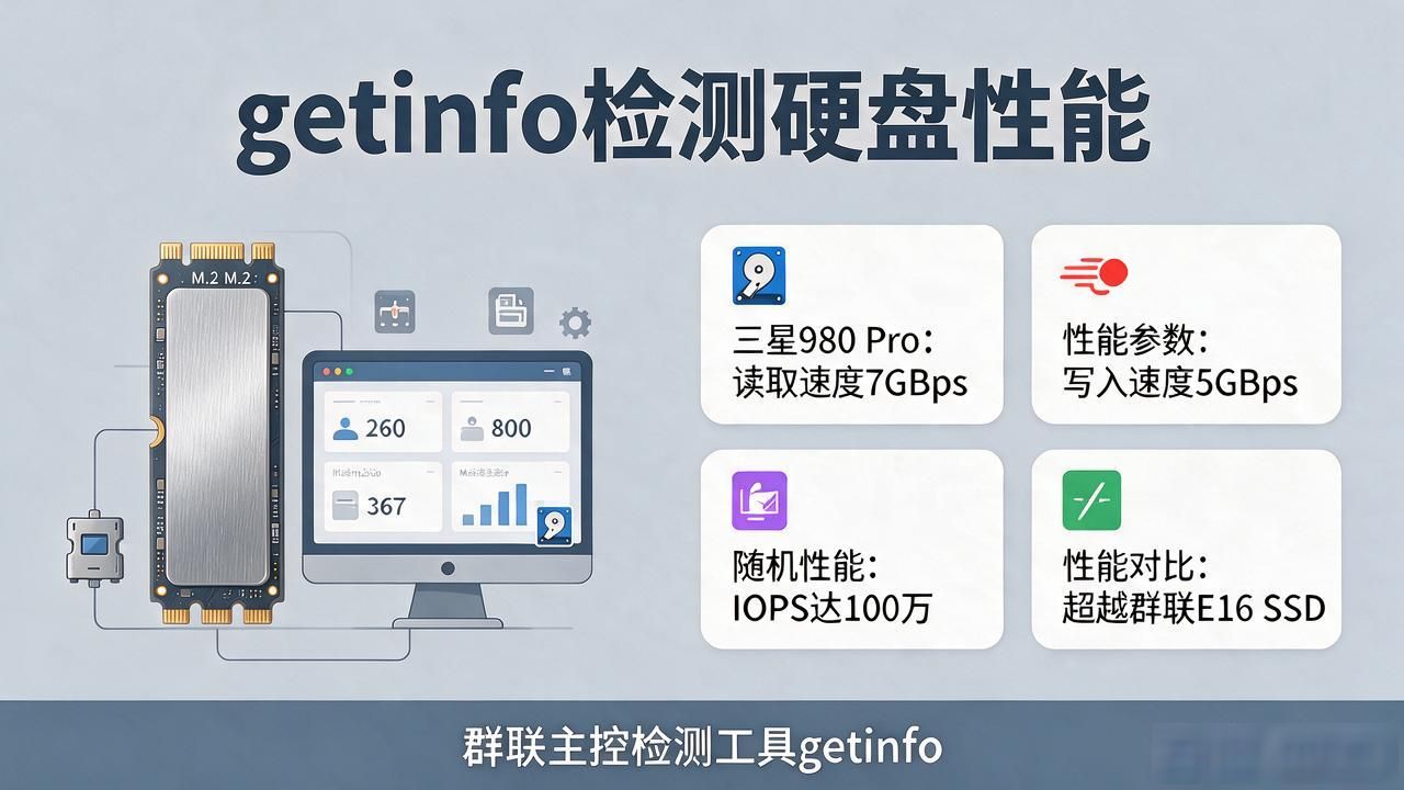 群联主控检测工具怎么用 getinfo 快速测硬盘性能参数