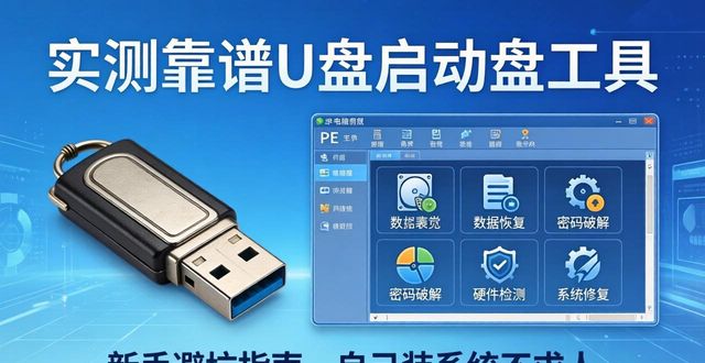 实测靠谱U盘启动盘工具，新手避坑指南，自己装系统不求人