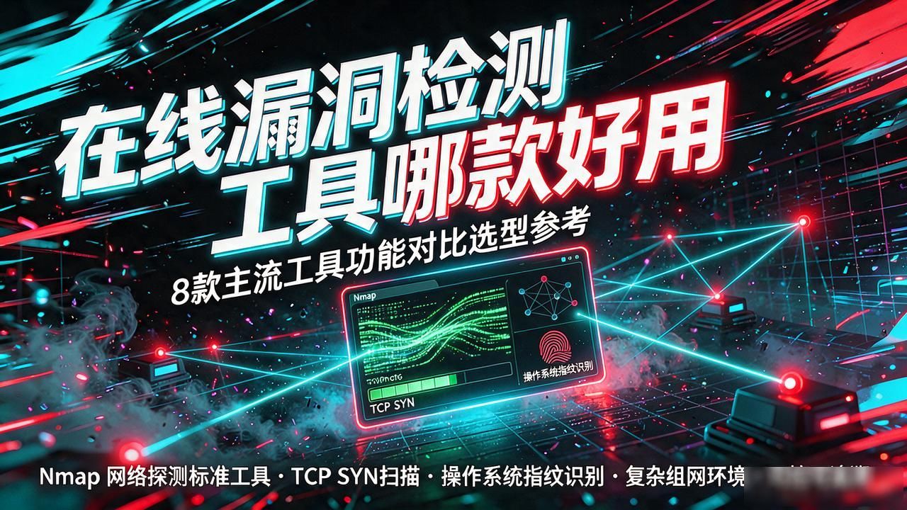 在线漏洞检测工具哪款好用 8款主流工具功能对比选型参考