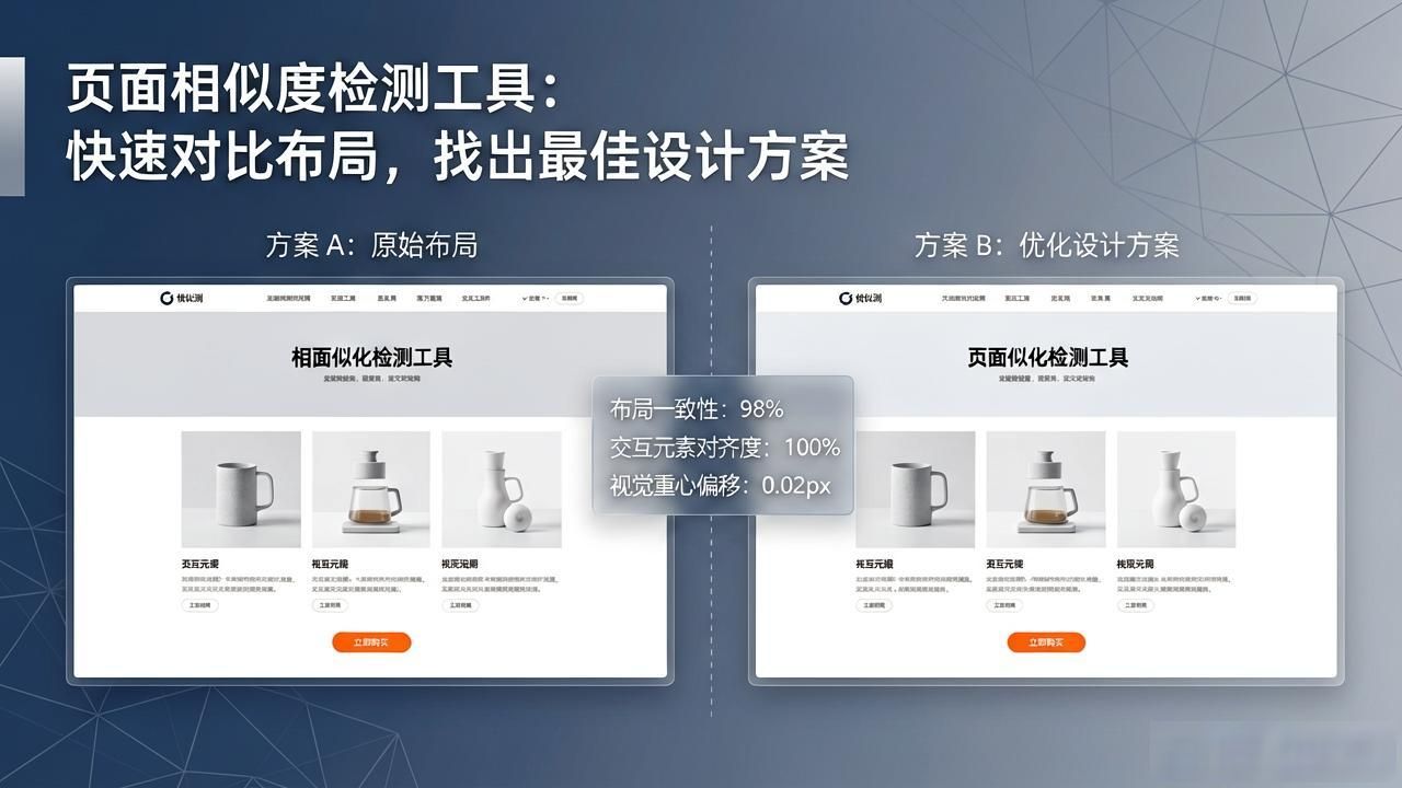 页面相似度检测工具：快速对比布局，找出最佳设计方案