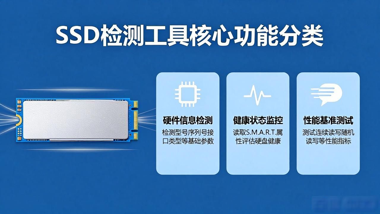 SSD磁盘检测工具怎么选？看这3类功能够不够用