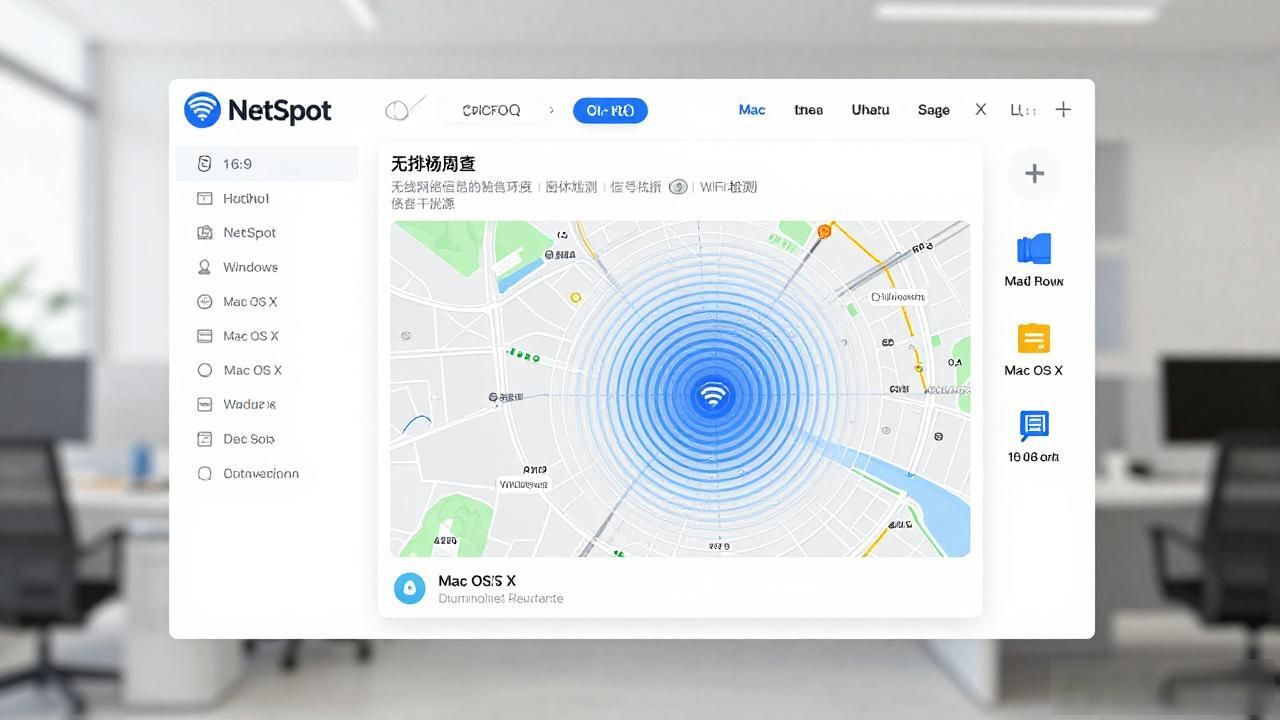 信道检测工具_WiFi热图生成工具_基于地图的WiFi信号检测
