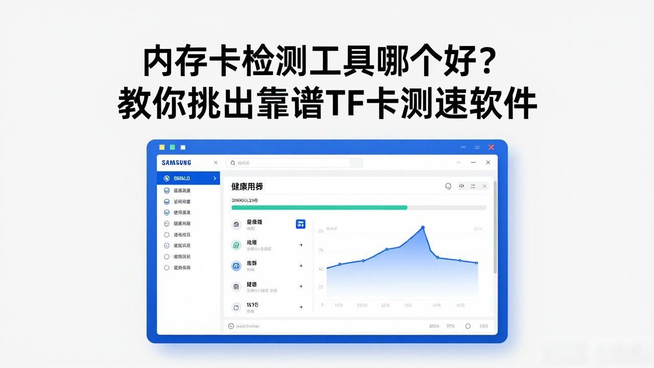 内存卡检测工具哪个好？教你挑出靠谱TF卡测速软件
