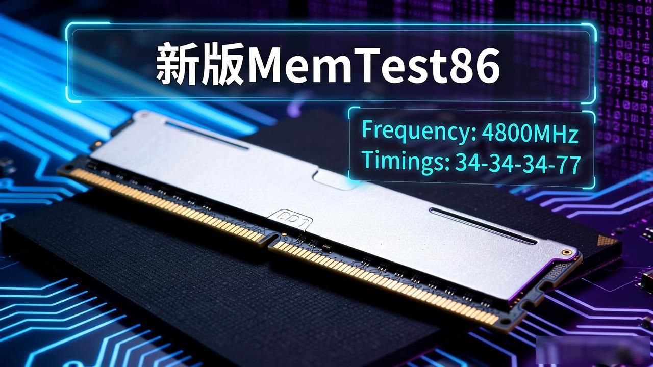 内存故障检测工具，DDR5也能测！新版MemTest86已支持