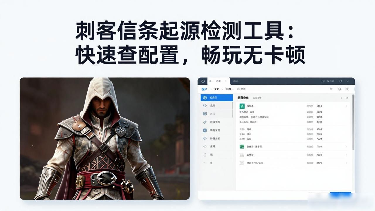 刺客信条起源检测工具：快速查配置，畅玩无卡顿