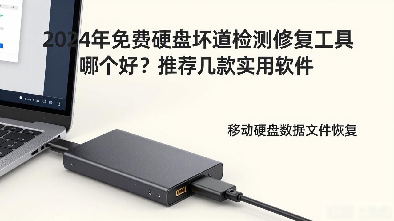 2024年免费硬盘坏道检测修复工具哪个好？推荐几款实用软件