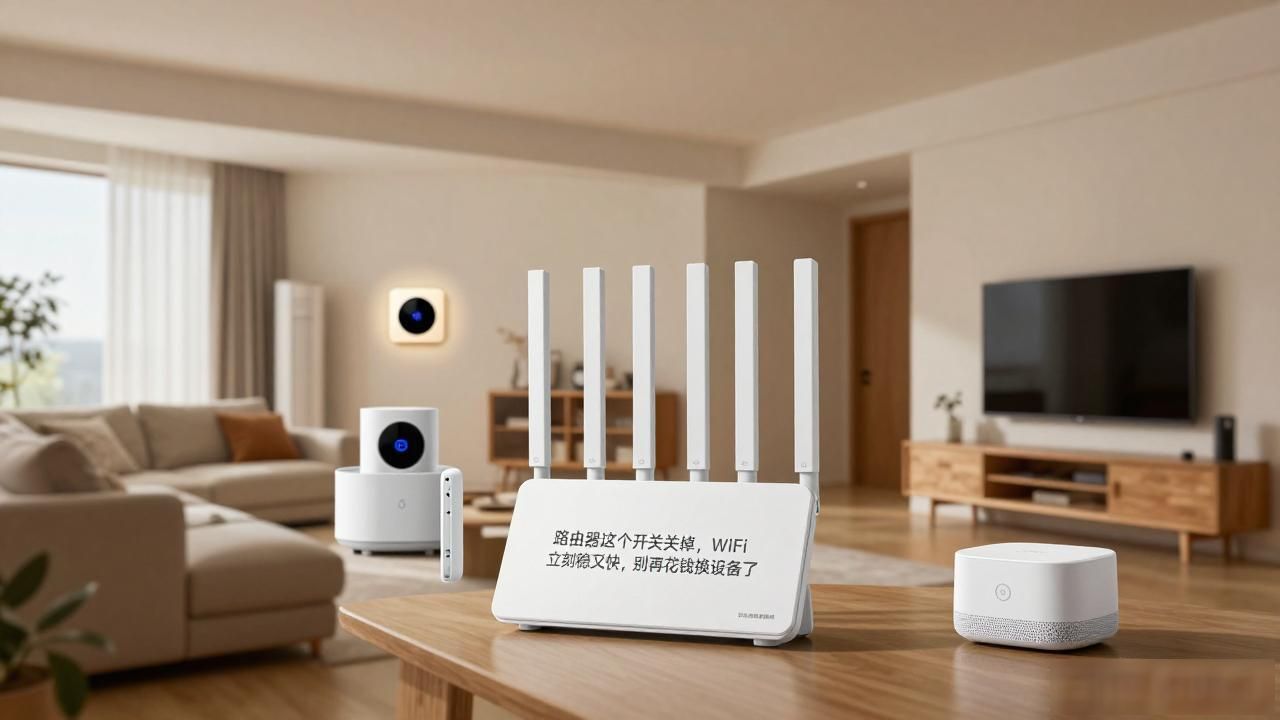 路由器这个开关关掉，WiFi立刻稳又快，别再花钱换设备了