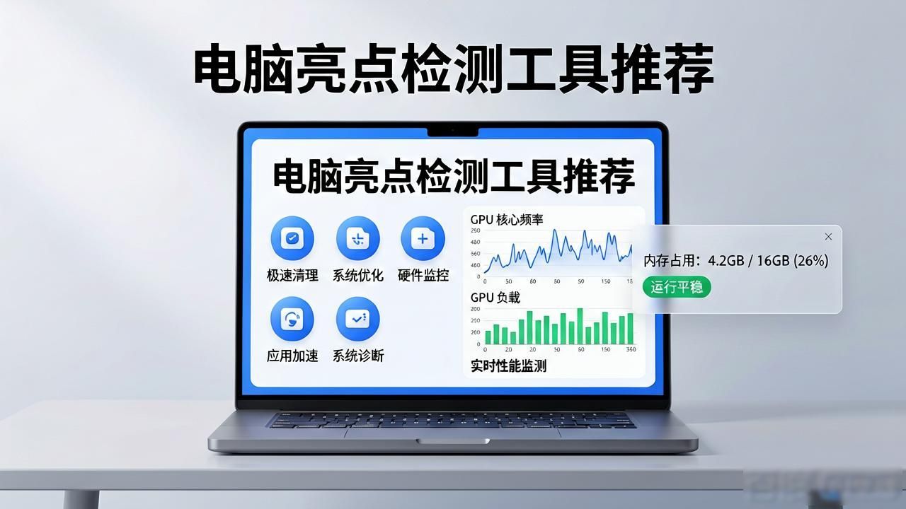 电脑亮点检测工具推荐，5款免费神器测CPU/显卡真实性能