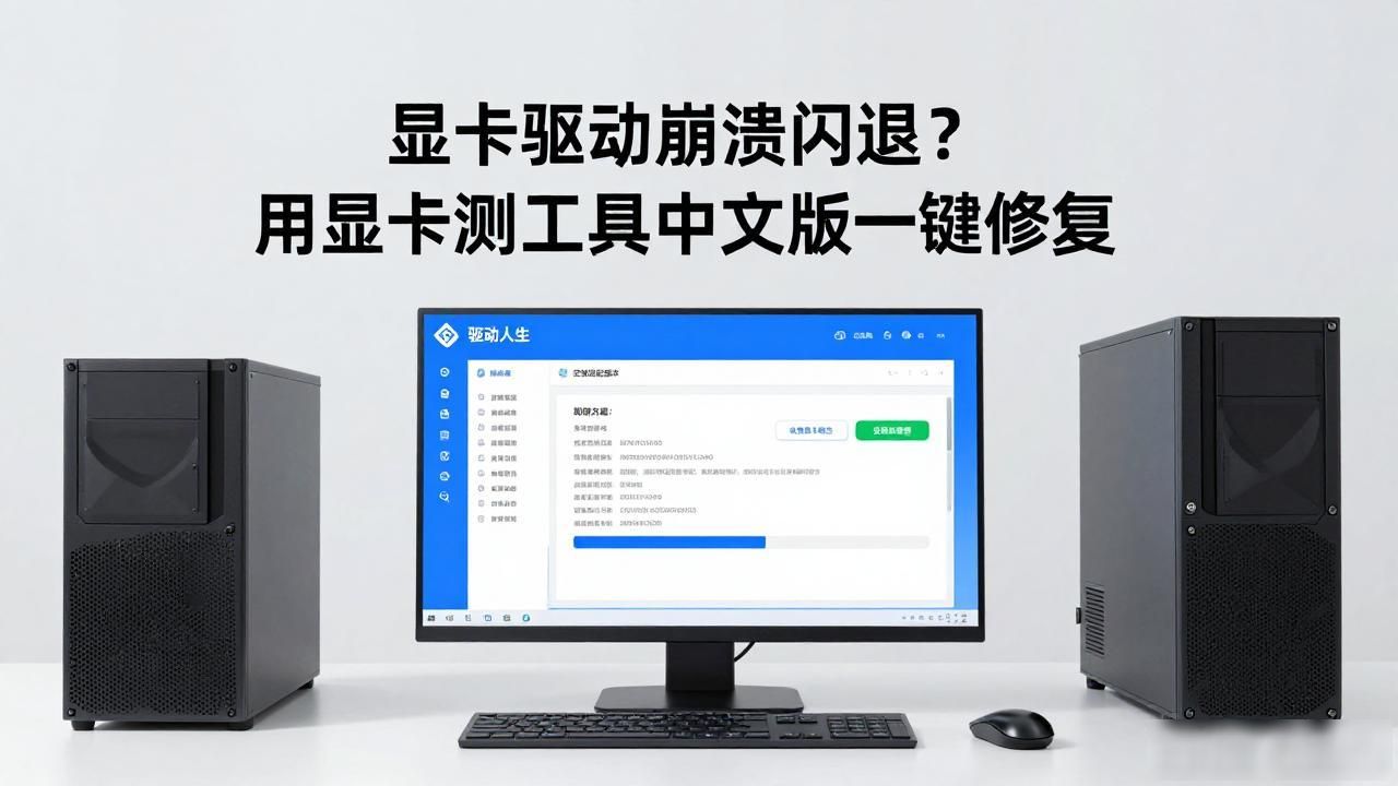 显卡驱动崩溃闪退？用显卡检测工具中文版一键修复