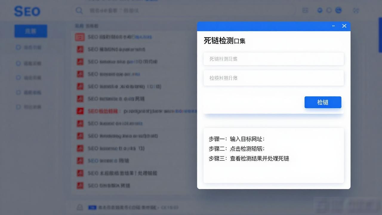 怎么查网站死链？死链检测工具使用指南