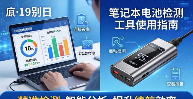 笔记本电池检测工具怎么用？快速测续航神器