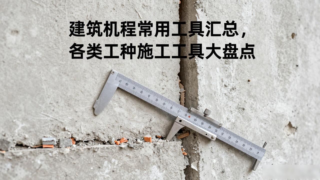 建筑工程常用工具汇总，各类工种施工工具大盘点