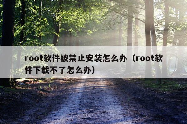 root软件被禁止安装怎么办（root软件下载不了怎么办）