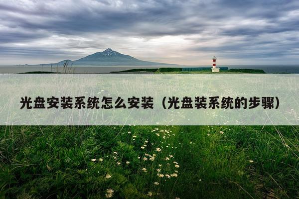 光盘安装系统怎么安装（光盘装系统的步骤）