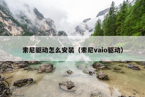 索尼驱动怎么安装（索尼vaio驱动）