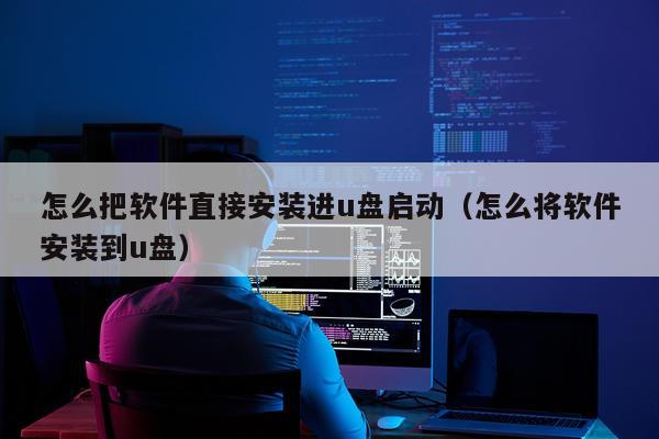 怎么把软件直接安装进u盘启动（怎么将软件安装到u盘）