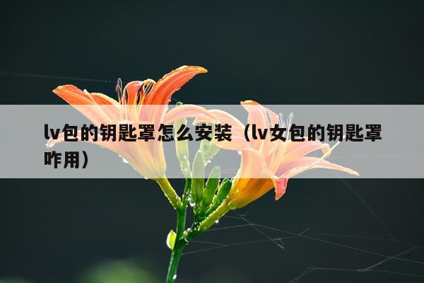 lv包的钥匙罩怎么安装（lv女包的钥匙罩咋用）