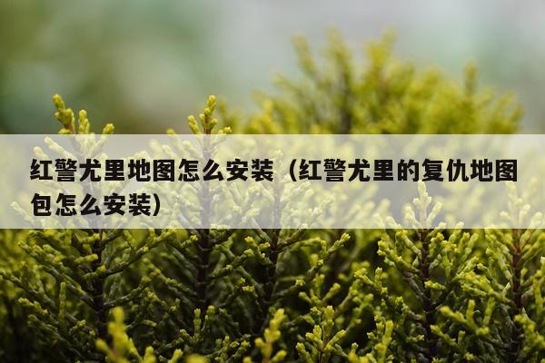 红警尤里地图怎么安装(红警尤里的复仇地图包怎么安装)