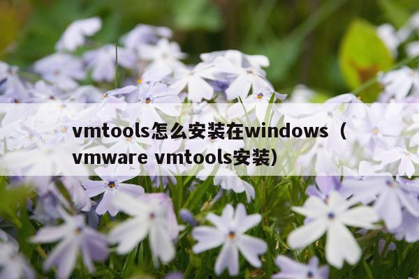 vmtools怎么安装在windows(vmware vmtools安装)