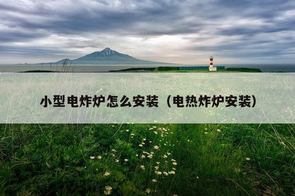 小型电炸炉怎么安装(电热炸炉安装)