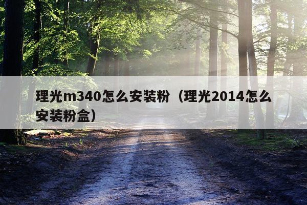 理光m340怎么安装粉(理光2014怎么安装粉盒)