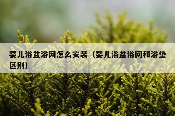 婴儿浴盆浴网怎么安装(婴儿浴盆浴网和浴垫区别)