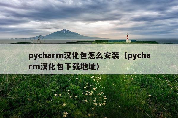 pycharm汉化包怎么安装(pycharm汉化包下载地址)
