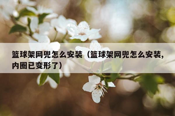 篮球架网兜怎么安装(篮球架网兜怎么安装,内圈已变形了)