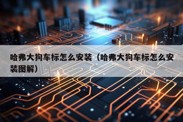 哈弗大狗车标怎么安装(哈弗大狗车标怎么安装图解)