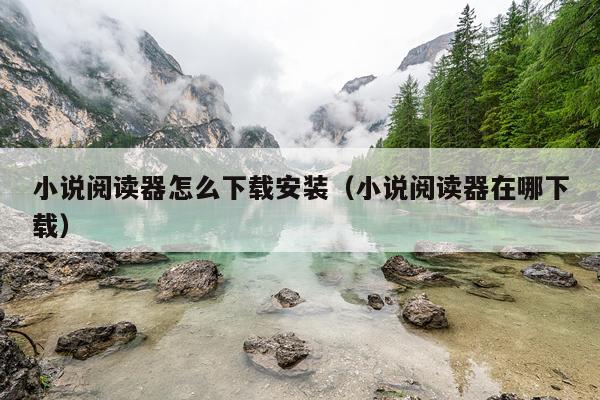 小说阅读器怎么下载安装(小说阅读器在哪下载)