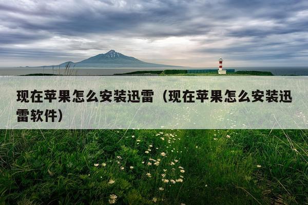 现在苹果怎么安装迅雷(现在苹果怎么安装迅雷软件)
