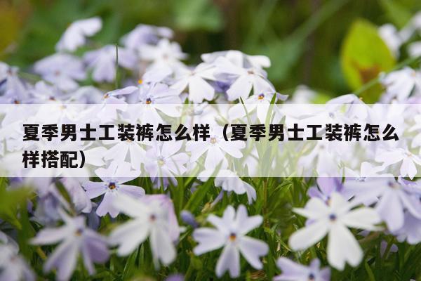 夏季男士工装裤怎么样（夏季男士工装裤怎么样搭配）