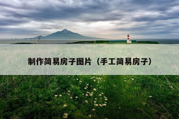 制作简易房子图片（手工简易房子）