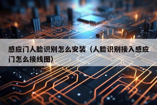 感应门人脸识别怎么安装(人脸识别接入感应门怎么接线图)