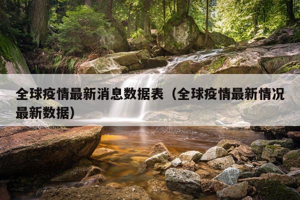 全球疫情最新消息数据表（全球疫情最新情况最新数据）