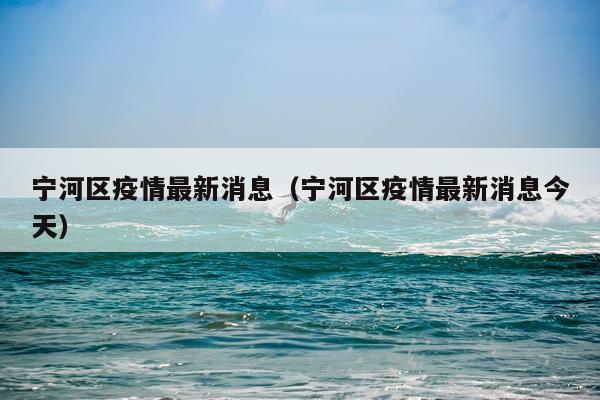 宁河区疫情最新消息(宁河区疫情最新消息今天)